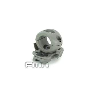 0.83' / 21 mm Flashlight helmet mount – foliage green