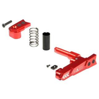 CNC Aluminum Advanced Magazine Release (Style A) (Red)